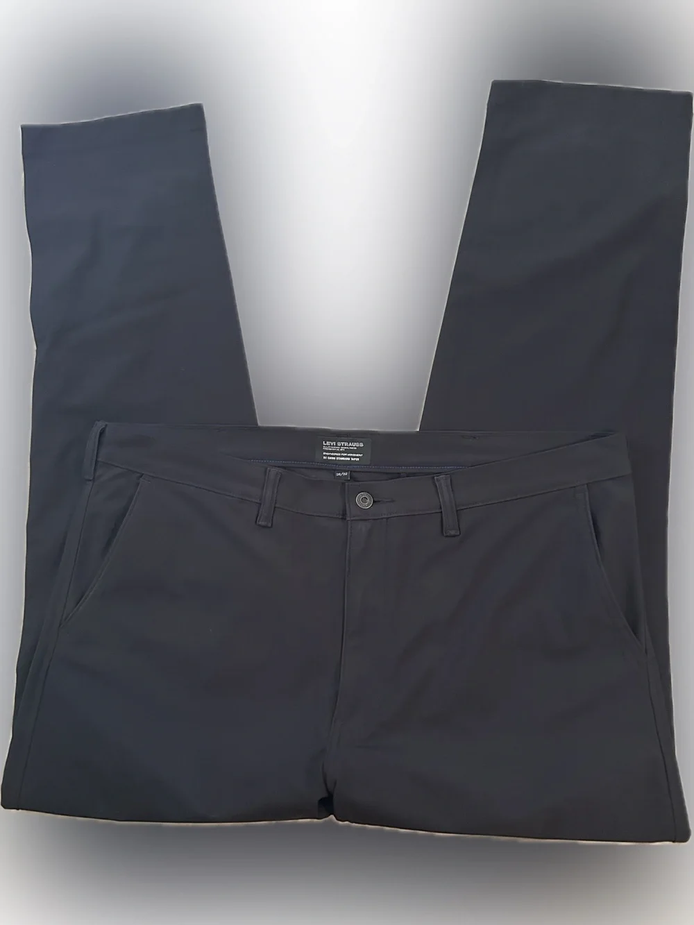 Levi's XX Chino Standard Taper Men's Black Flat-Front Casual Pants